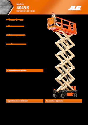 व्हील्ड सिज़र लिफ्ट JLG R4045 