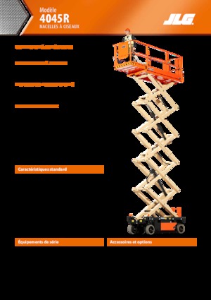 व्हील्ड सिज़र लिफ्ट JLG R4045 