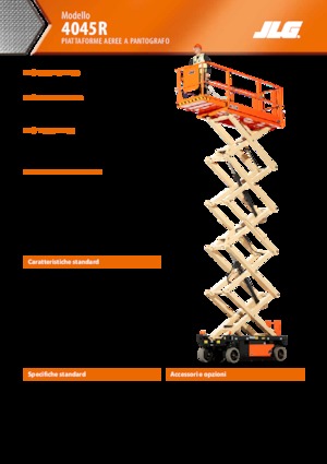 व्हील्ड सिज़र लिफ्ट JLG R4045 