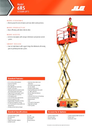 व्हील्ड सिज़र लिफ्ट JLG 6RS
