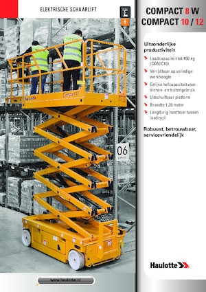 व्हील्ड सिज़र लिफ्ट Haulotte Compact 12
