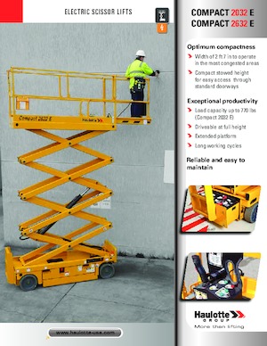 व्हील्ड सिज़र लिफ्ट Haulotte COMPACT 2632 E 
