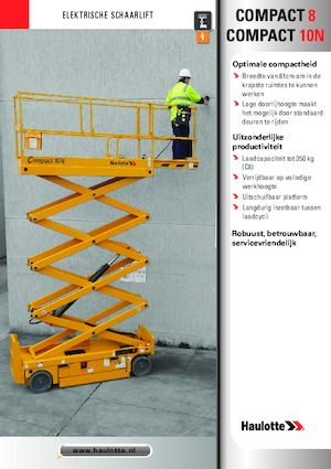 व्हील्ड सिज़र लिफ्ट Haulotte Compact 8N
