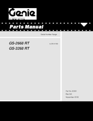 व्हील्ड सिज़र लिफ्ट Genie GS-2668 E