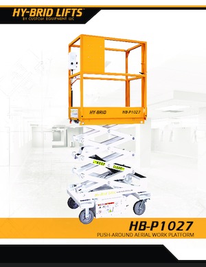 व्हील्ड सिज़र लिफ्ट Custom Equipment HB-P1027