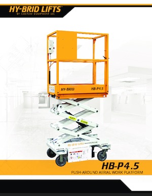 व्हील्ड सिज़र लिफ्ट Custom Equipment HB-P4.5