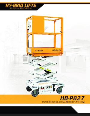 व्हील्ड सिज़र लिफ्ट Custom Equipment HB-P827