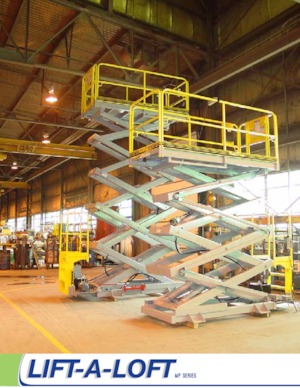 व्हील्ड सिज़र लिफ्ट Lift-A-Loft MP25-15 