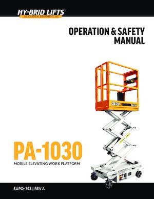 व्हील्ड सिज़र लिफ्ट Custom Equipment PA-1030
