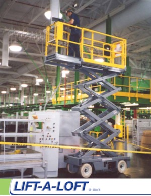 व्हील्ड सिज़र लिफ्ट Lift-A-Loft SPN16