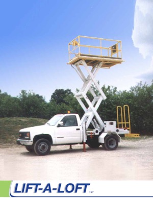 व्हील्ड सिज़र लिफ्ट Lift-A-Loft TMP-15 