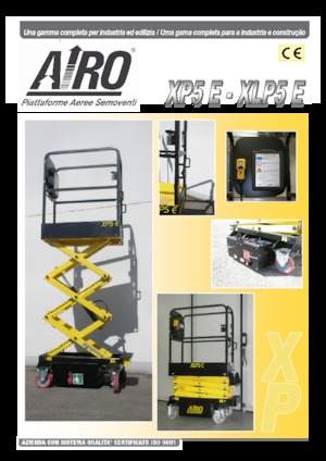व्हील्ड सिज़र लिफ्ट AIRO XP5 E
