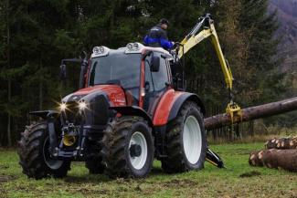 4WD ट्रैक्टर Lindner Geotrac 124