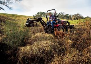 वाहन कॉम्पैक्ट यूटिलिटी ट्रैक्टर Yanmar SA424V-R 