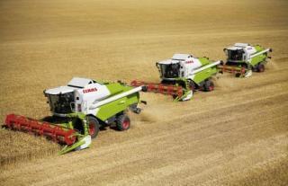 कंबाइन हार्वेस्टर Claas Tucano 450
