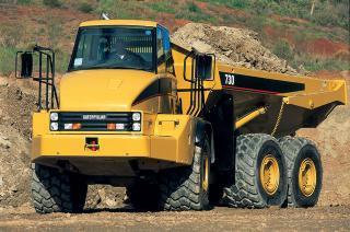 आर्टिकुलेटेड डंप ट्रक Caterpillar 730