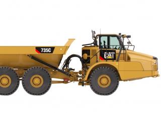 आर्टिकुलेटेड डंप ट्रक Caterpillar 735C