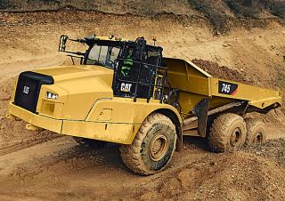 आर्टिकुलेटेड डंप ट्रक Caterpillar 745