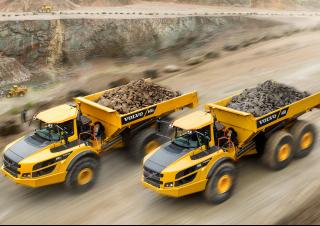 आर्टिकुलेटेड डंप ट्रक Volvo A45GFS 