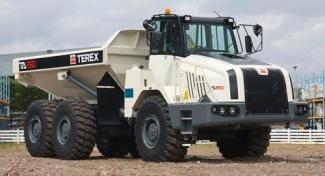 आर्टिकुलेटेड डंप ट्रक Terex TA 250