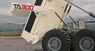 आर्टिकुलेटेड डंप ट्रक Terex TA 300