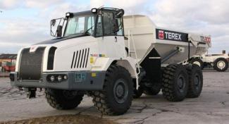 आर्टिकुलेटेड डंप ट्रक Terex TA 300