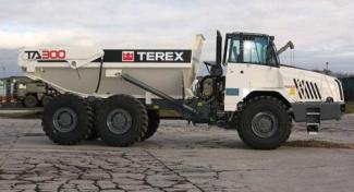 आर्टिकुलेटेड डंप ट्रक Terex TA 300