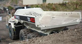 आर्टिकुलेटेड डंप ट्रक Terex TA 400