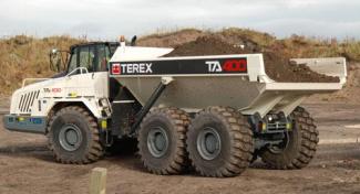 आर्टिकुलेटेड डंप ट्रक Terex TA 400