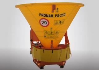 विंटर मेंटेनेंस इक्विपमेंट स्प्रेडर यूनिट अटैचेबल स्प्रेडर Pronar PS 250