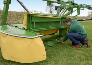 बिना कंडीशनर के ट्रेल्ड मोवर डिस्क Krone EasyCut TS 320