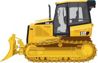 बुलडोजर Caterpillar D4K M
