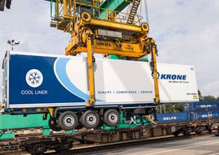 ट्रेलर बॉक्स / ड्राई वैन सेमी ट्रेलर Krone SDR 27 eL4-S