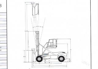 Linde C 80/3 आयाम और आकार