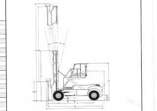 Linde C 80/4 आयाम और आकार