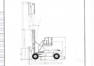 Linde C 80/5 आयाम और आकार