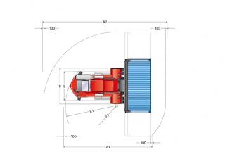 Kalmar DCE 70-32 E3 आयाम और आकार
