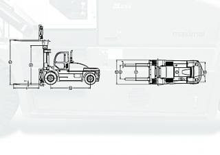 Maximal FD 180 T-MWK3-2 आयाम और आकार