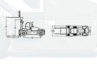 Maximal FD 230 T-MWK3 आयाम और आकार