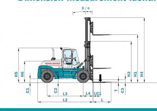 Konecranes SMV 32-1200 B आयाम और आकार