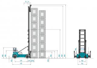 Konecranes SMV 37 G 4 S आयाम और आकार