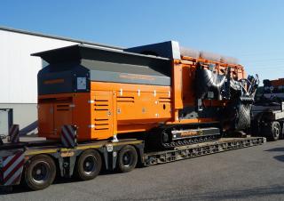 ड्रम के साथ मोबाइल स्क्रीनिंग प्लांट Rockster RTT720