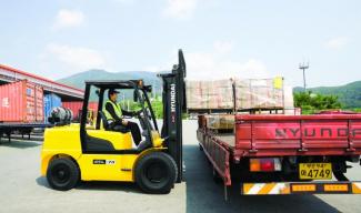 एलपीजी फोर्कलिफ्ट Hyundai 35L-7A