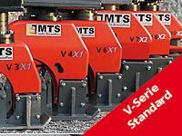 अटैचमेंट हाइड्रोलिक एक्सकेवेटर के लिए कॉम्पेक्टर MTS V 7 X2