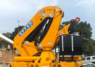 हाइड्रोलिक लोडिंग क्रेन Effer 350 5S