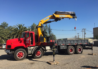 हाइड्रोलिक लोडिंग क्रेन Effer 455 7S