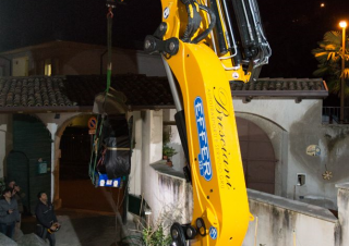 हाइड्रोलिक लोडिंग क्रेन Effer 525 5S 