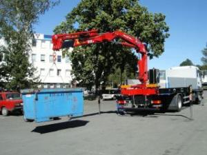 हाइड्रोलिक लोडिंग क्रेन Amco Veba 812-3 S Jib 2S