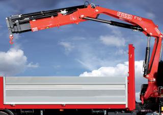 हाइड्रोलिक लोडिंग क्रेन Fassi F 110 B 0.25 e-active