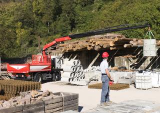 हाइड्रोलिक लोडिंग क्रेन Fassi F 120 B 2.22 e-dynamic